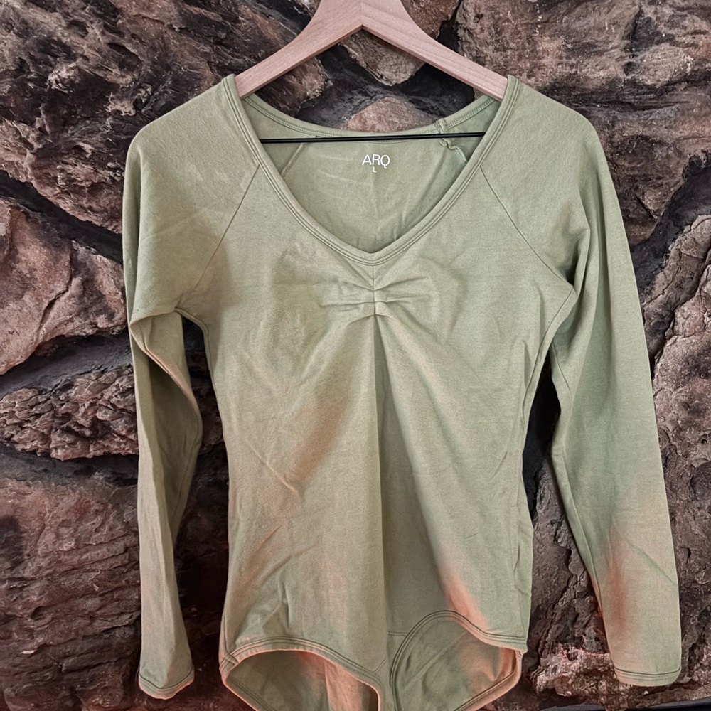 ARQ Green Long Sleeve Bodysuit